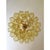 Luxury lively clear amber “tronchi” murano glass flush mount by simoeng. scenographic and luxury flush mount for classical...
