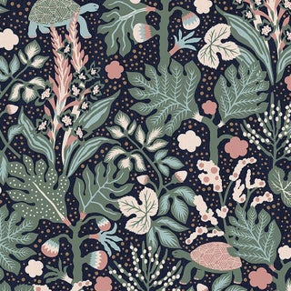 Borastapeter Turgräs Wallpaper in Midnight For Sale