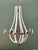 Mid 20th Century Vintage Rustic Wood and Metal Chandelier For Sale - Image 5 of 12