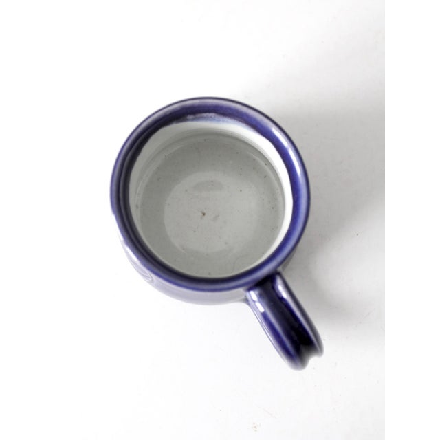 Vintage Organic Modern Studio Pottery Mug For Sale - Image 9 of 11