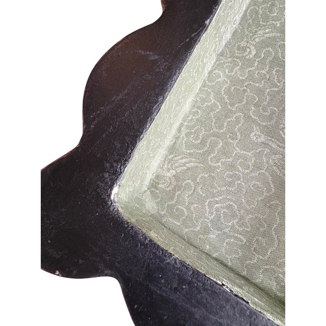 Vintage Gold and Black Chinoiserie Box With Bamboo Motif For Sale - Image 12 of 18