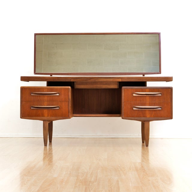 An iconic British made vanity by VB Wilkins for G Plan. Conceived as part as G Plan's 'Fresco' range, this bedroom...