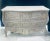 Spectacular Italian Hand-carved with white marble top Louis XV style shaped chest with two drawers finished with a...