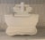 Shabby Chic Vintage Ceramic Cookie Jar For Sale - Image 3 of 7