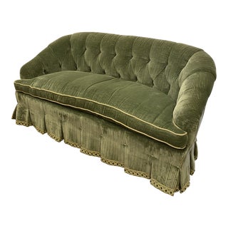 1990s Edward Ferrell Surrey Tufted Sofa For Sale