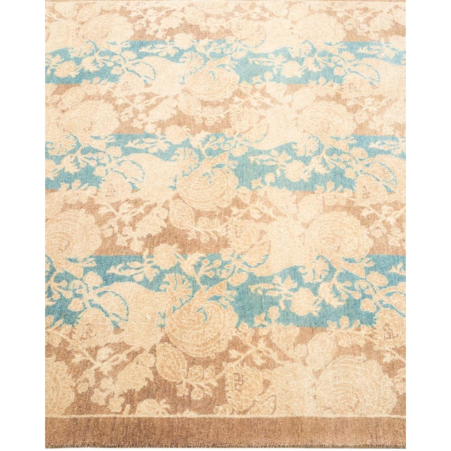 Mogul Collection Hand-Knotted Area Rug - Brown 3' 2" x 5' 2" For Sale - Image 4 of 9