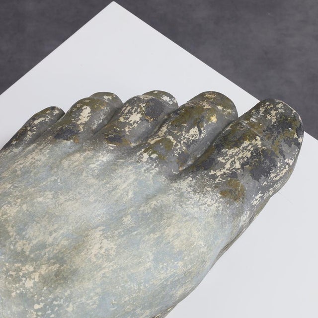 Large Wooden Foot, 1960s For Sale - Image 6 of 7