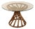 Bamboo and Glass Table by Bernard Govin for Eguizier, 1970s For Sale
