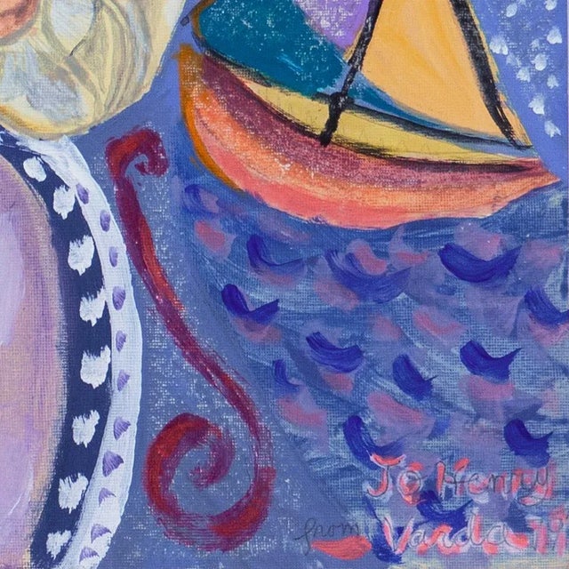 Portrait of Henry Miller and friends painted by Jean (Yanko) Varda (American, 1893-1971) in 1970 as a gift for Henry...