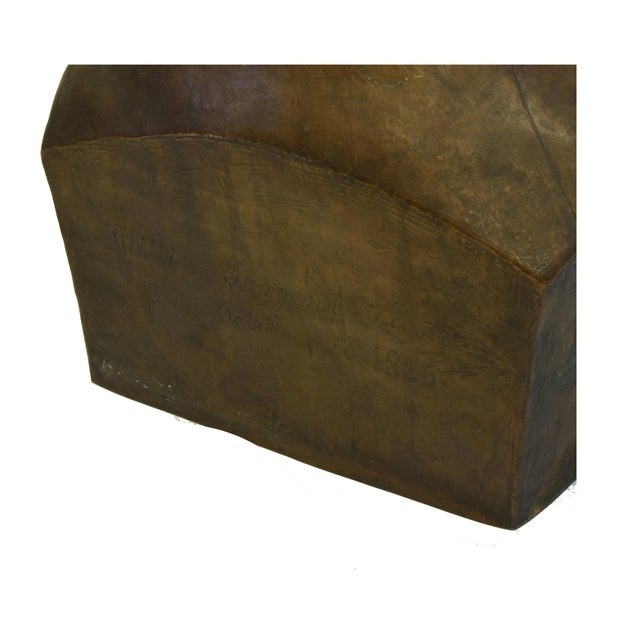 Antique Bronze Bust of William Sargent Ladd 1890 by Olin Levi Warner For Sale - Image 12 of 12