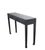 Late 19th Century Black Vintage Chinese 37" Long 3-Drawer Console Table For Sale - Image 5 of 9