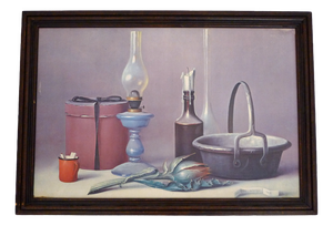 P. Grossi, Still Life, 1971, Wood and Canvas