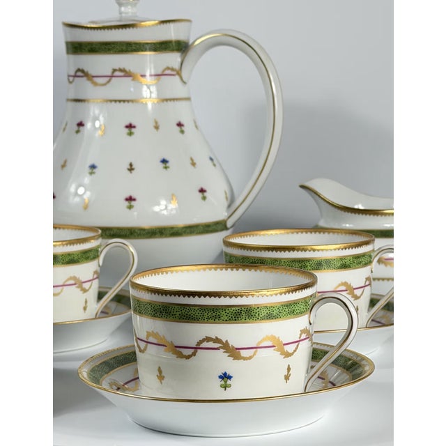 1990s Tea Set for Six by Haviland Limoges, France, 1990s, Set of 15 For Sale - Image 5 of 18