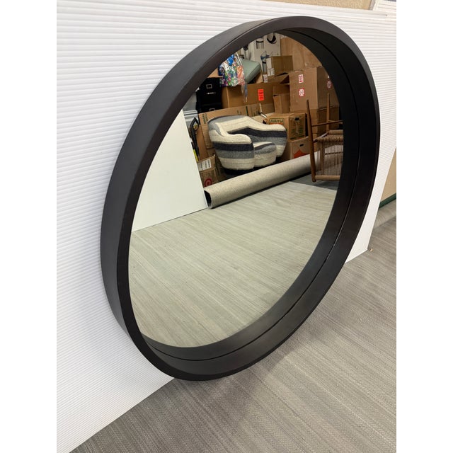 Brownstone Kirby Mirror, Dark Bronze For Sale - Image 4 of 12