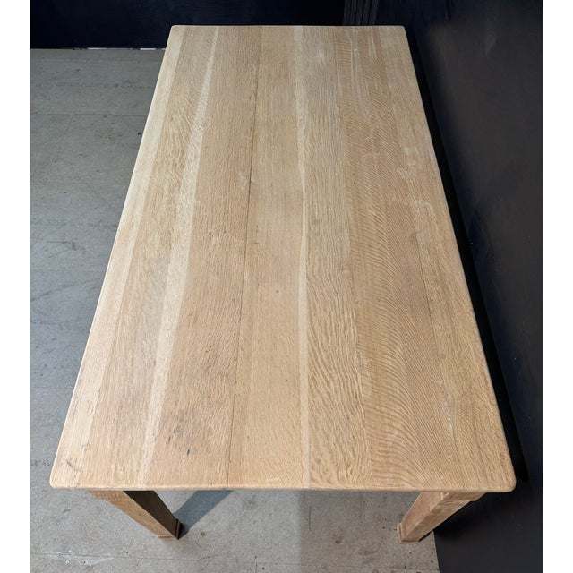 1920s Vintage Kitchen Dining Table in Oak, 1925 For Sale - Image 5 of 15