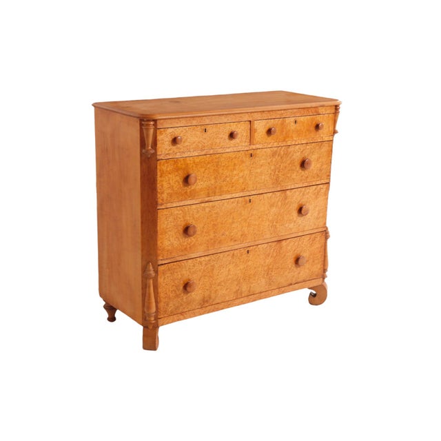Birdseye Maple Chest of Drawers Chairish