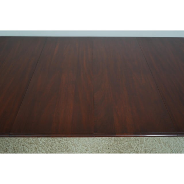 1990s Henkel Harris Model 2205 Cherry Dining Room Table For Sale - Image 15 of 18