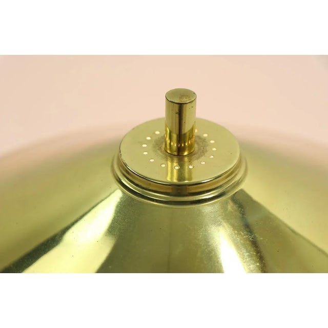 Postmodern Brass Table Lamp After Chapman For Sale - Image 9 of 11