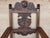 19th Century French Carved Walnut Turned Wood Armchair with Claw Feet For Sale - Image 18 of 18