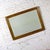 Modern 1974 Modern Wall Mirror by Thomasville Rectangular Oak Frame With Brass Plated Detail For Sale - Image 3 of 18