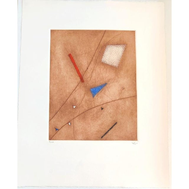 Gouge engraving, circa 1990 Edition : 84/150 Publisher : Société des peintres graveurs (Paris) 65.00 cm. x 50.00 cm. 25.59...