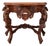 Antique 19th C. Carved Walnut Rococo Revival Console Table For Sale
