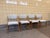 This beautiful set of four vintage dining chairs by Bramin Møbler combines timeless Danish design with warm oak frames and...