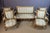19th Century Giltwood Living Room Set, Set of 5 For Sale - Image 12 of 16