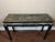 Vintage Chinese Console Table Black Lacquer Chinoiserie Gilt Hand Painted C1950 For Sale - Image 4 of 18