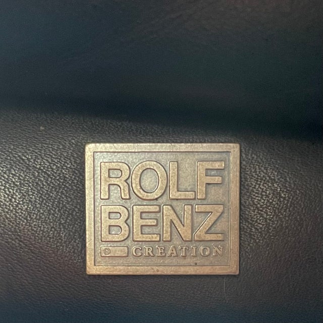 Leather Three-Seater Sofa RB 3400 by Rolf Benz, Germany, 1980s For Sale - Image 9 of 10