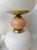 Brass Contemporary Brass and Murano Glass Textured Bulb Lamps - Pair For Sale - Image 8 of 12