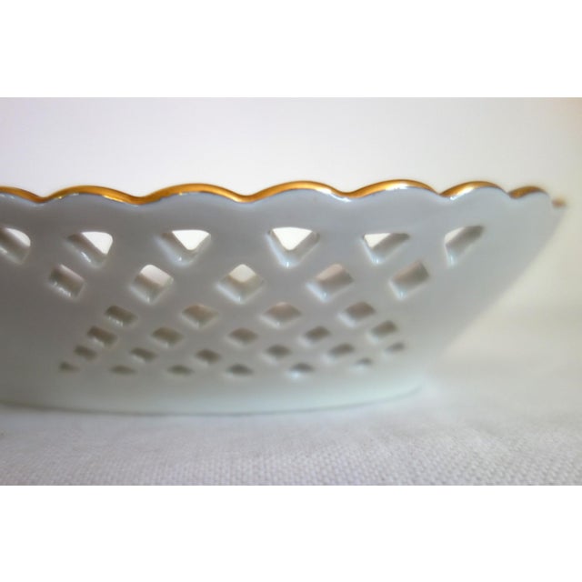 Openwork Porcelain Bowl from Herend Factory, Hungary, 1970s For Sale - Image 9 of 12
