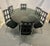 1970s Chromcraft Lucite High-Back Dining Set With 6 Chairs, Chrome Table Base and Smoked Glass Oval Top - Set of 8 For Sale - Image 12 of 12