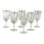 1980s Waterford, Crystal of Ireland, Lismore, 7 Inch High, 6 Ounce Wines - Set of Six For Sale