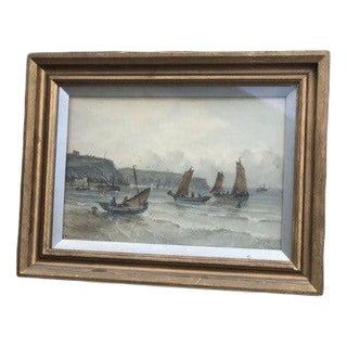 F E Jamieson, Marine, Watercolor, Framed For Sale