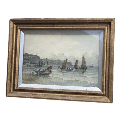 F E Jamieson, Marine, Watercolor, Framed For Sale