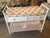 Vintage Lilly Pulitzer Boys Faux Bamboo White Lacquered Baby Changing Table For Sale - Image 11 of 12