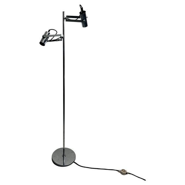 Midcentury Modern German Chrome Floor Lamp, 1970s For Sale - Image 14 of 14