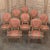 Brick Red Set of 8 French Louis XVI Fruitwood Dining Chairs Includes 2 Armchairs For Sale - Image 8 of 18