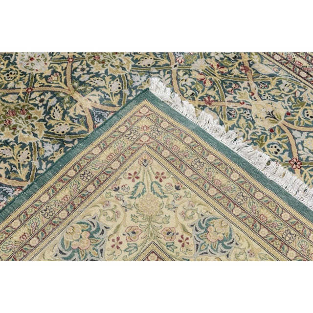 Pak Tabriz Rug 9'1'' X 12'0'' For Sale - Image 11 of 12