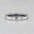 Silver 0.75ctw Blue Sapphire Ring 14k White Gold Size 4.75 Stackable Wedding Band For Sale - Image 8 of 8