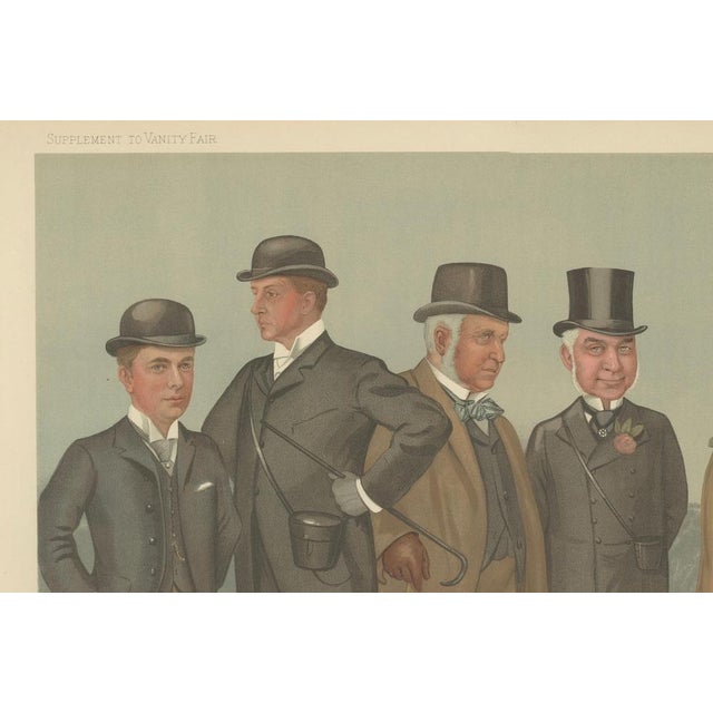 Vincent Brooks, Vanity Fair On the Heath Sporting Caricature, 1896, Print For Sale - Image 6 of 9