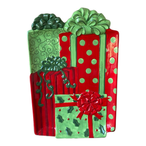 Fitz & Floyd Christmas Kringle Tray