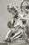Metal French Louis XV M Franjus Raison & Boyer Silver Plated Bronze Putto Mantel Clock For Sale - Image 7 of 15