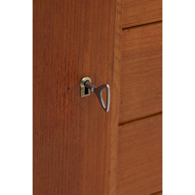 Mid-Century Teak Chest of 4 Drawers, 1960s For Sale - Image 11 of 15