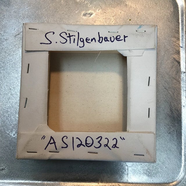 Contemporary “AS120322” Original Abstract Acrylic Painting on Stretched Canvas by Stephen Stilgenbauer For Sale - Image 3 of 3