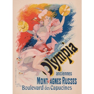 J. Chéret, Olympia from Les Maîtres de L'Affiche, 1898, Original Lithograph For Sale