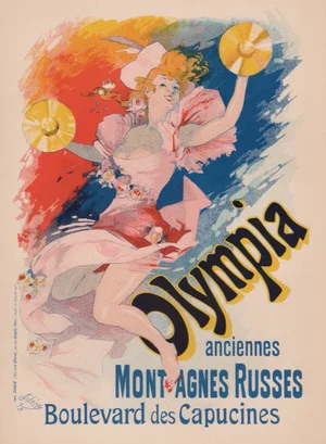J. Chéret, Olympia from Les Maîtres de L'Affiche, 1898, Original Lithograph