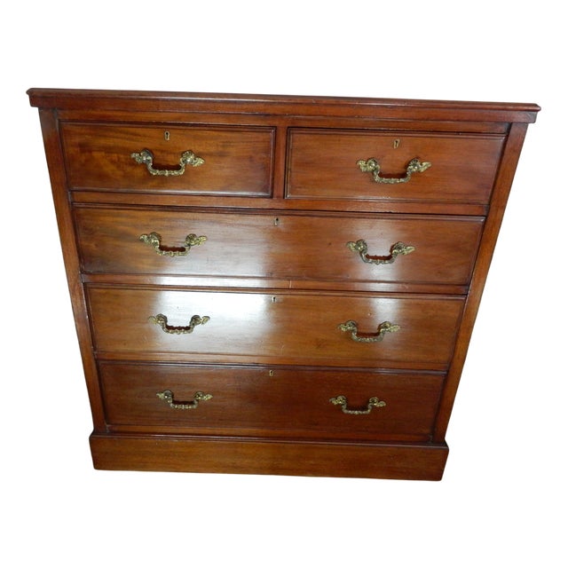 Antique Mahogany Chest of Drawers from Warings & Gillow, 1890s For Sale