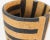 Black and Tan Striped Nerikomi Vase by Fizzy Ceramics For Sale - Image 11 of 11
